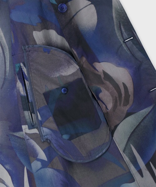 Paul Smith（ポールスミス）の「"Hot Summer" ロングトレンチコート / 133114 088Y（トレンチコート・メンズ・ライトブルーグレー/ネイビー・MEDIUM/LARGE/X-LARGE/SMALL）」の6枚目の写真