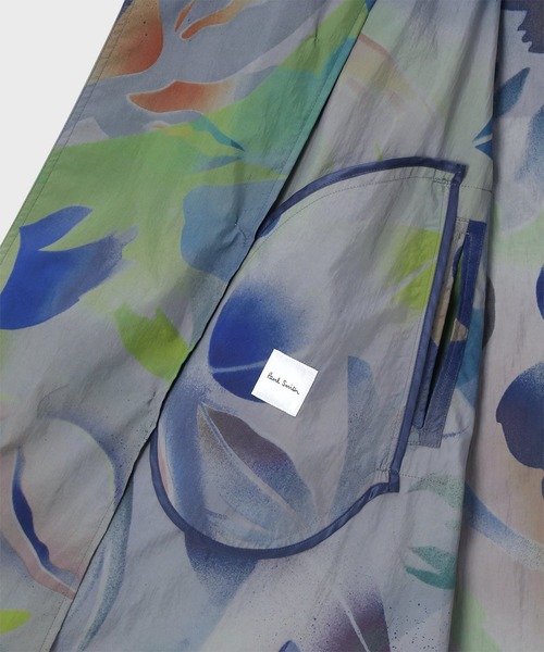 Paul Smith（ポールスミス）の「"Hot Summer" ロングトレンチコート / 133114 088Y（トレンチコート・メンズ・ライトブルーグレー/ネイビー・MEDIUM/LARGE/X-LARGE/SMALL）」の10枚目の写真