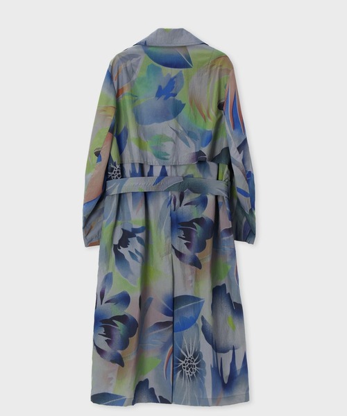 Paul Smith（ポールスミス）の「"Hot Summer" ロングトレンチコート / 133114 088Y（トレンチコート・メンズ・ライトブルーグレー/ネイビー・MEDIUM/LARGE/X-LARGE/SMALL）」の12枚目の写真