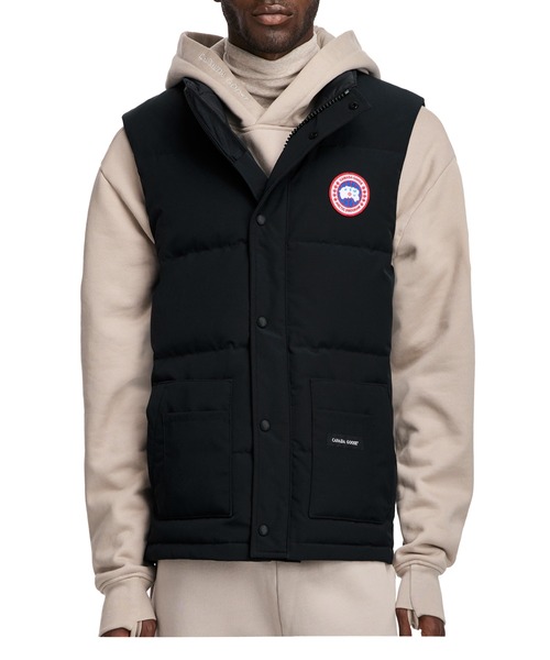 CANADA GOOSE（カナダグース）の「FREESTYLE CREW VEST（ベスト・メンズ・ブラック・LARGE）」の4枚目の写真