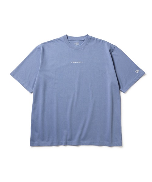 NEW ERA(ニューエラ)の「ニューエラ 半袖Tシャツ オーバーサイズ 筆記体ロゴ(Tシャツ/カットソー・メンズ・ブルー/ブラック/ホワイト・L/M/S/XXL/XL)」の3枚目の写真