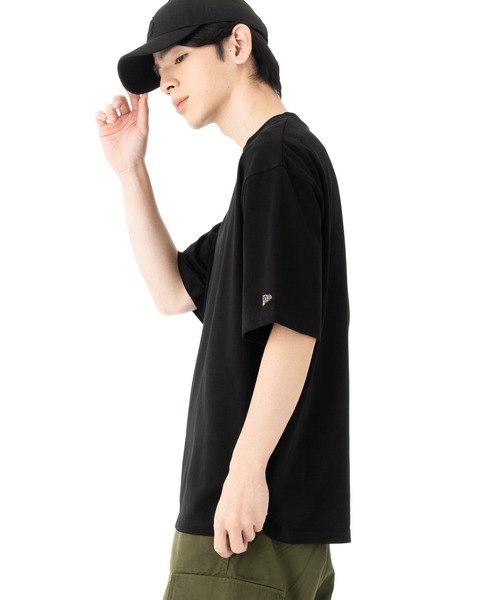NEW ERA(ニューエラ)の「ニューエラ 半袖Tシャツ オーバーサイズ 筆記体ロゴ(Tシャツ/カットソー・メンズ・ブルー/ブラック/ホワイト・L/M/S/XXL/XL)」の7枚目の写真
