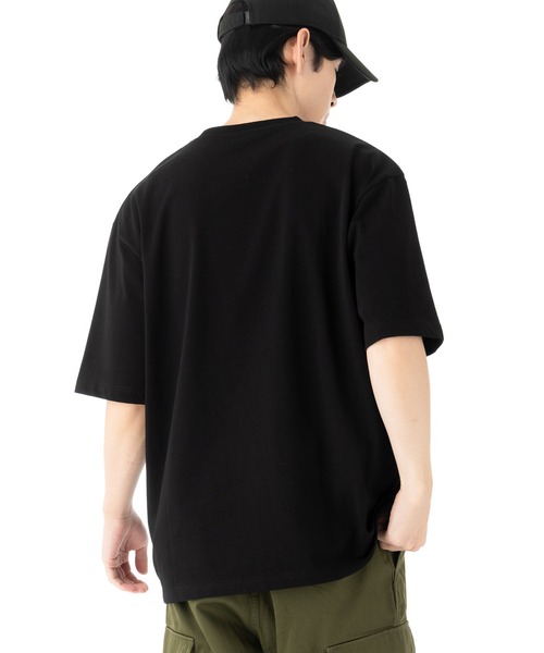 NEW ERA(ニューエラ)の「ニューエラ 半袖Tシャツ オーバーサイズ 筆記体ロゴ(Tシャツ/カットソー・メンズ・ブルー/ブラック/ホワイト・L/M/S/XXL/XL)」の8枚目の写真