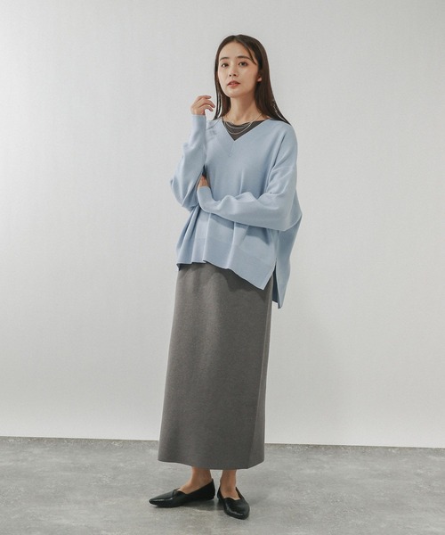 GLOBAL WORK(グローバルワーク)の「Fffit エフィット/温度調節ストレッチボートネックTシャツ長袖/612404(Tシャツ/カットソー・レディース・ブラック/ホワイト/ブラウン系その他6・LARGE/X-LARGE/SMALL/MEDIUM)」の12枚目の写真