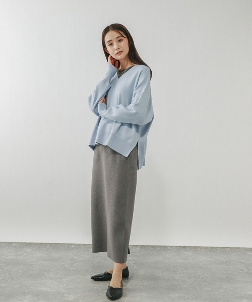 GLOBAL WORK(グローバルワーク)の「Fffit エフィット/温度調節ストレッチボートネックTシャツ長袖/612404(Tシャツ/カットソー・レディース・ブラック/ホワイト/ブラウン系その他6・LARGE/X-LARGE/SMALL/MEDIUM)」の13枚目の写真