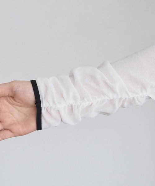 tiptop（ティップトップ）の「前後2wayシアードット裾ティアードロンT（Tシャツ/カットソー・レディース・ホワイト系その他/ブラック/オフホワイト/ブラック系その他・FREE）」の20枚目の写真