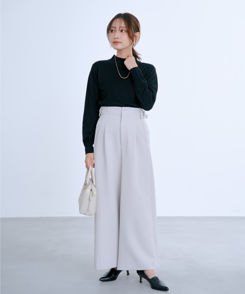 COHINA(コヒナ)の「シルクウールハイネックニット 【低身長・小柄女性】(ニット/セーター・レディース・ブラック/レッド/ホワイト/ブルー/グレー・ONE SIZE)」の13枚目の写真