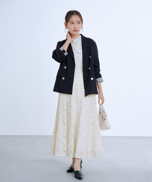 COHINA(コヒナ)の「シルクウールハイネックニット 【低身長・小柄女性】(ニット/セーター・レディース・ブラック/レッド/ホワイト/ブルー/グレー・ONE SIZE)」の20枚目の写真