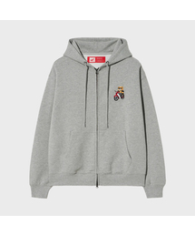 Honda Bear Hoodie Zip-up Gray