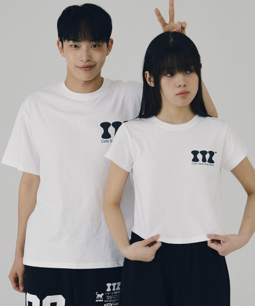 ITZAVIBE(イッザバイブ)の「ITZ MINI LOGO T SHIRT - WHITE(Tシャツ/カットソー・レディース・その他・LARGE)」の3枚目の写真