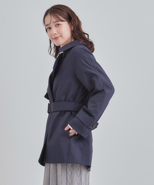 シューラルー（SHOOLARUE）/【S−LL撥水】通勤やお出かけにも活躍 ミドルトレンチコート セール】【S-LL/撥水】通勤やお出かけにも活躍 ミドルトレンチコート