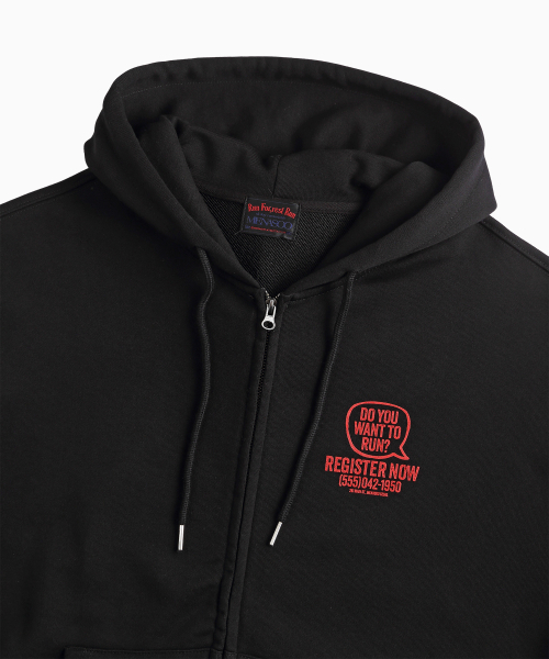 MENASOO(ミナス)の「Menasoo Cartoon Graffiti Two Way Hoodie Zip Up_Black(パーカー・レディース・ブラック・MEDIUM/LARGE)」の10枚目の写真