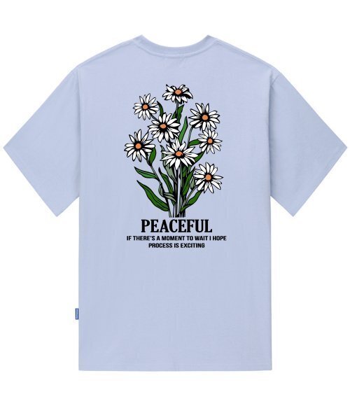 TRIPSHION(トリップション)の「デイジーフラワーバンドルグラフィックTシャツ - パープル(Tシャツ/カットソー・メンズ・その他・LARGE/MEDIUM/X-LARGE)」の1枚目の写真