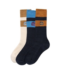 Wacky WiLLy（ワッキーウィリー）の「WACKY WILLY COLOR TYPO SOCKS 3PACK（ソックス/靴下）」