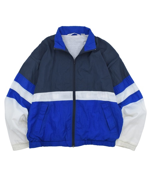pierre cardin(ピエールカルダン)の「【USED】90’s Pierre Cardin ナイロン トラックジャケット(ナイロンジャケット・メンズ・ブルー・LARGE)」の1枚目の写真