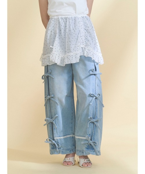 merry jenny(メリージェニー)の「airy lace apron(スカート・レディース・その他1/グレー/オフホワイト・FREE)」の17枚目の写真