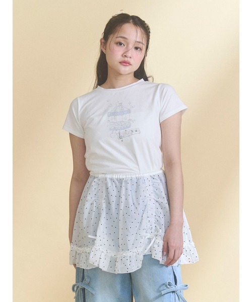 merry jenny(メリージェニー)の「airy lace apron(スカート・レディース・その他1/グレー/オフホワイト・FREE)」の18枚目の写真
