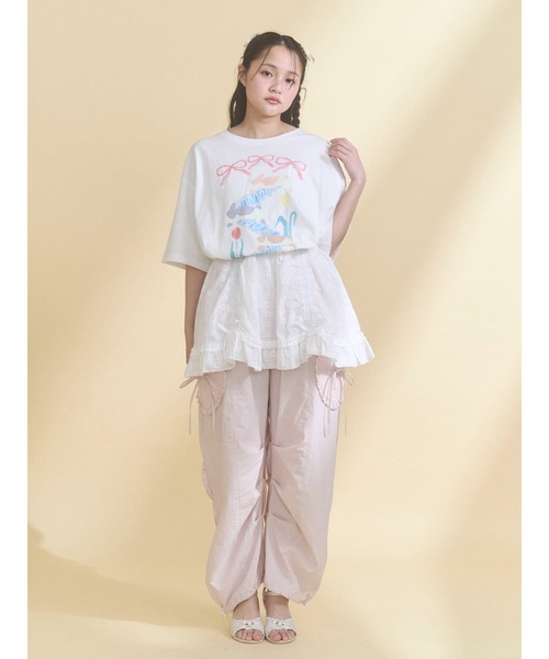 merry jenny(メリージェニー)の「airy lace apron(スカート・レディース・その他1/グレー/オフホワイト・FREE)」の22枚目の写真