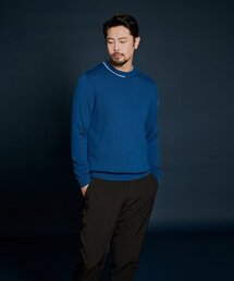 NEU GOLF（エヌイーユーゴルフ）の「WINDPROOF SWEATER - BLUE（ニット/セーター）」