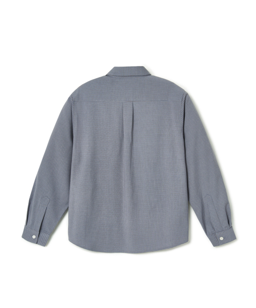 LORES（ロアス）の「Mini Plaid Shirts - Blue（シャツ/ブラウス・レディース・その他・LARGE/MEDIUM/X-LARGE）」の2枚目の写真