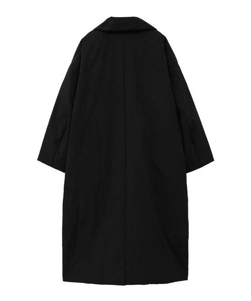 CLANE（クラネ）の「【CLANE/クラネ】COLOR DOWN CHESTER COAT/カラーダウンチェスターコート/ダウンコート/ロングコート（ダウンジャケット/コート・レディース・ブラック/カーキ/アイボリー・1）」の4枚目の写真