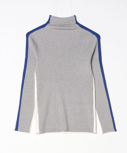 Desert　Rose（デザートローズ）の「【TOLNERA/トルネラ】ブロック切替リブタートルネックニット（ニット/セーター・レディース・ベージュ/オフホワイト・FREE）」の9枚目の写真