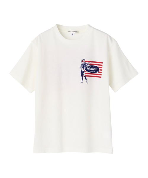 JOEY HYSTERIC(ジョーイヒステリック)の「NASTY UNION 半袖Tシャツ(Tシャツ/カットソー・キッズ・ブラック/ホワイト系その他2・LARGE)」の1枚目の写真
