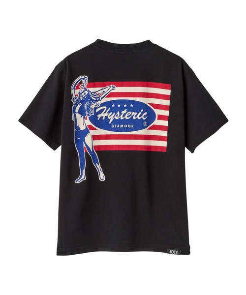 JOEY HYSTERIC(ジョーイヒステリック)の「NASTY UNION 半袖Tシャツ(Tシャツ/カットソー・キッズ・ブラック/ホワイト系その他2・LARGE)」の4枚目の写真