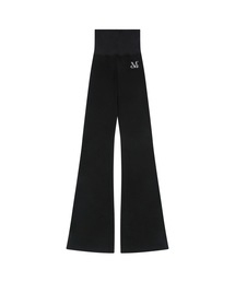 ジニュセットアップハイウエストブーツカットスウェットパンツ(3カラー)