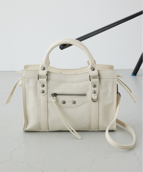 フェイクレザーハンドバッグ（ショルダーバッグ）｜AZUL BY MOUSSY