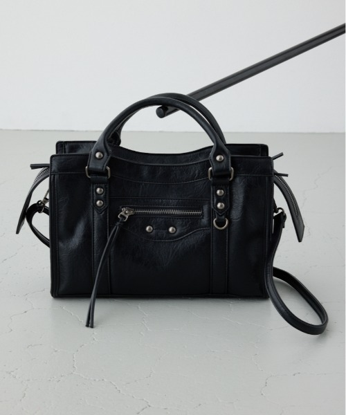 フェイクレザーハンドバッグ（ショルダーバッグ）｜AZUL BY MOUSSY