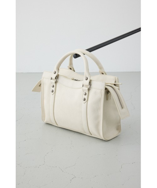 ホワイトレア　150パック　サーチ済み フェイクレザーハンドバッグ（ショルダーバッグ）｜AZUL BY MOUSSY