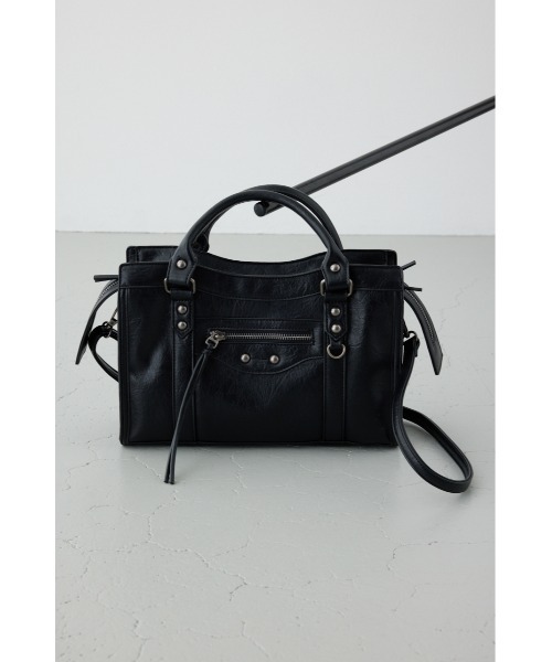 フェイクレザーハンドバッグ（ショルダーバッグ）｜AZUL BY MOUSSY