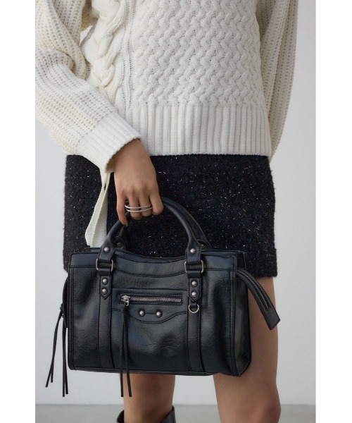 フェイクレザーハンドバッグ（ショルダーバッグ）｜AZUL BY MOUSSY