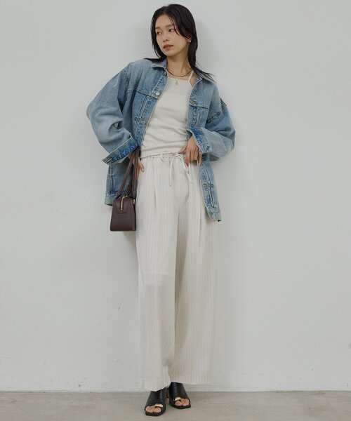 GALLARDAGALANTE（ガリャルダガランテ）の「【サイズ展開あり】オーバーGジャン（ベスト・レディース・ブルー・1/0）」の21枚目の写真