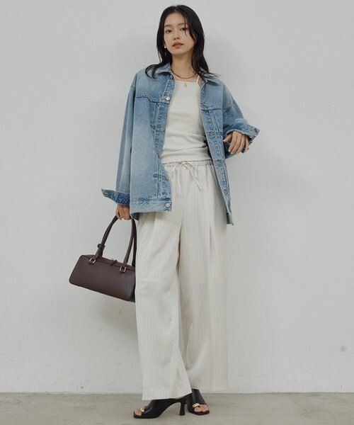 GALLARDAGALANTE（ガリャルダガランテ）の「【サイズ展開あり】オーバーGジャン（ベスト・レディース・ブルー・1/0）」の20枚目の写真