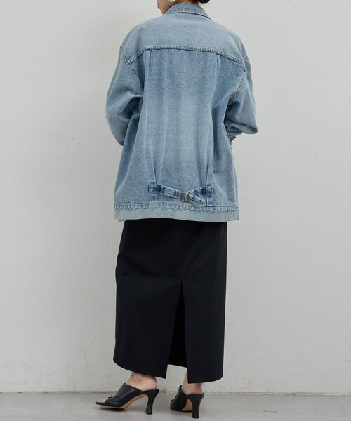 GALLARDAGALANTE（ガリャルダガランテ）の「【サイズ展開あり】オーバーGジャン（ベスト・レディース・ブルー・1/0）」の12枚目の写真