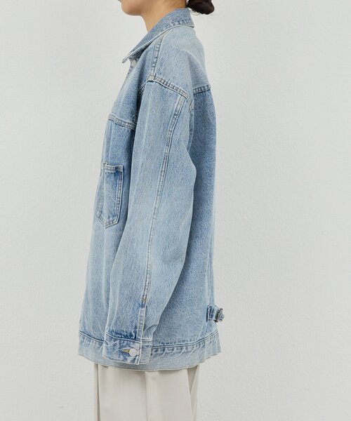 GALLARDAGALANTE（ガリャルダガランテ）の「【サイズ展開あり】オーバーGジャン（ベスト・レディース・ブルー・1/0）」の10枚目の写真