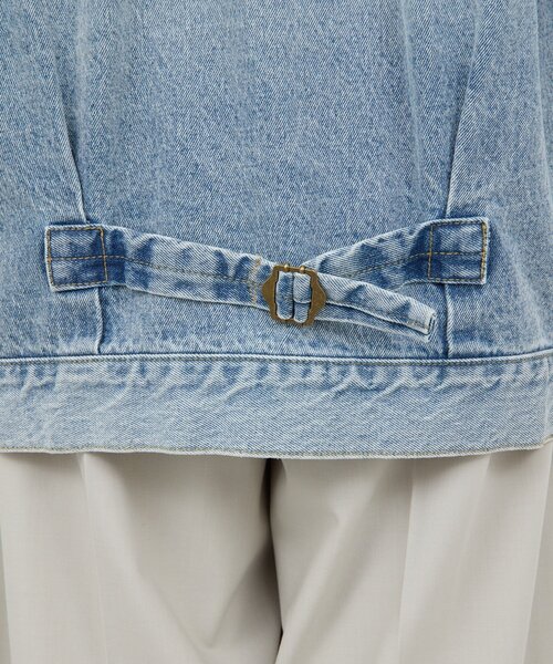 GALLARDAGALANTE（ガリャルダガランテ）の「【サイズ展開あり】オーバーGジャン（ベスト・レディース・ブルー・1/0）」の8枚目の写真