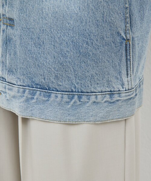 GALLARDAGALANTE（ガリャルダガランテ）の「【サイズ展開あり】オーバーGジャン（ベスト・レディース・ブルー・1/0）」の5枚目の写真