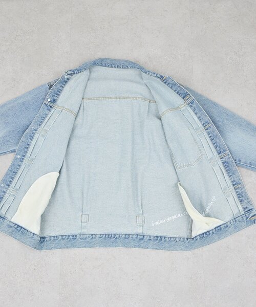 GALLARDAGALANTE（ガリャルダガランテ）の「【サイズ展開あり】オーバーGジャン（ベスト・レディース・ブルー・1/0）」の2枚目の写真