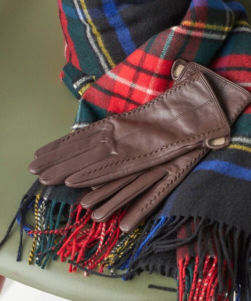 セール】カシミヤ ライニング レザー グローブ（手袋）｜SHIPS
