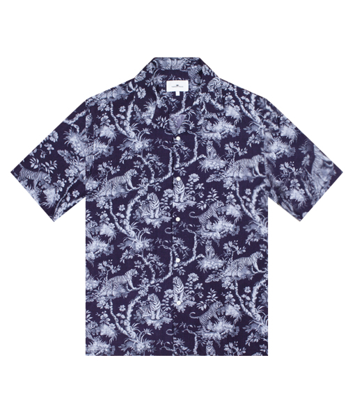 THESHIRTHOUSE(ザシャツハウス)の「ハワイアンシャツ インクタイガー ネイビー(シャツ/ブラウス・メンズ・その他・1)」の1枚目の写真