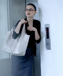 CHRISTINE PROJECT（クリスティンプロジェクト）の「CP REVERSIBLE STITCH BAG(MILK CREAM)（ショルダーバッグ・レディース）」