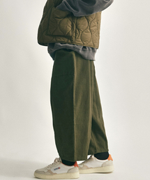 DRAW.M（ドローエム）の「ワイドバルーンクロップコットンパンツ（カーキ）（その他パンツ）」