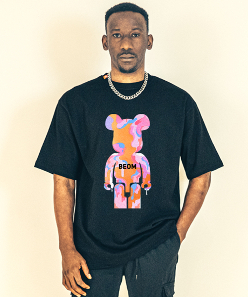 BEOM(ボム)の「メルティングベアブリック オーバーサイズTシャツ ブラック(Tシャツ/カットソー・メンズ・その他・1/2)」の1枚目の写真