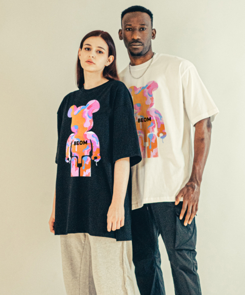 BEOM(ボム)の「メルティングベアブリック オーバーサイズTシャツ ブラック(Tシャツ/カットソー・メンズ・その他・1/2)」の3枚目の写真