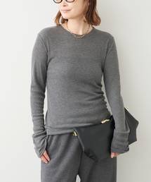 Deuxieme Classe | テレコ ロングスリーブ プルオーバー(Tシャツ/カットソー)