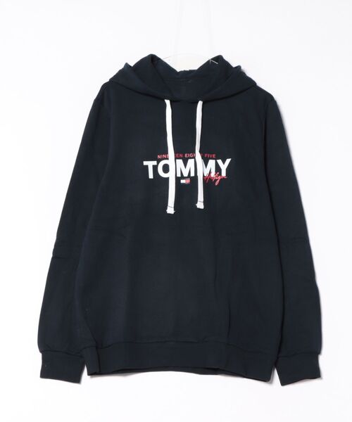TOMMY HILFIGER(トミーヒルフィガー)の「【TOMMY HILFIGER】パーカー プルオーバー 薄手裏起毛 部屋着 ルームウエア(パーカー・メンズ・グレー/ネイビー・M/L/XL)」の4枚目の写真