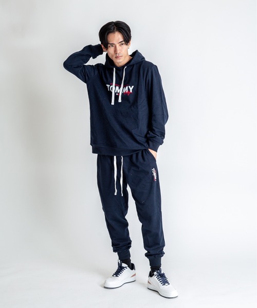 TOMMY HILFIGER(トミーヒルフィガー)の「【TOMMY HILFIGER】パーカー プルオーバー 薄手裏起毛 部屋着 ルームウエア(パーカー・メンズ・グレー/ネイビー・M/L/XL)」の12枚目の写真